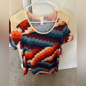 Lularoe Colorful Classic Tee Small